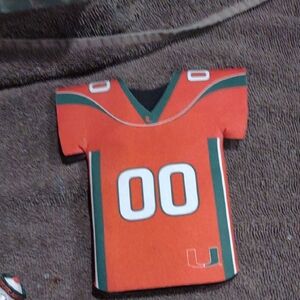 University of Miami Orange Jersey Beer Holder